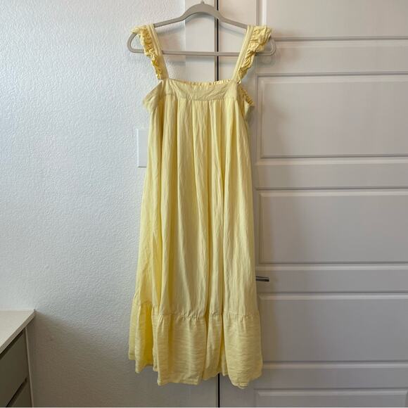 Mable Yellow Midi Dress - Picture 1 of 3